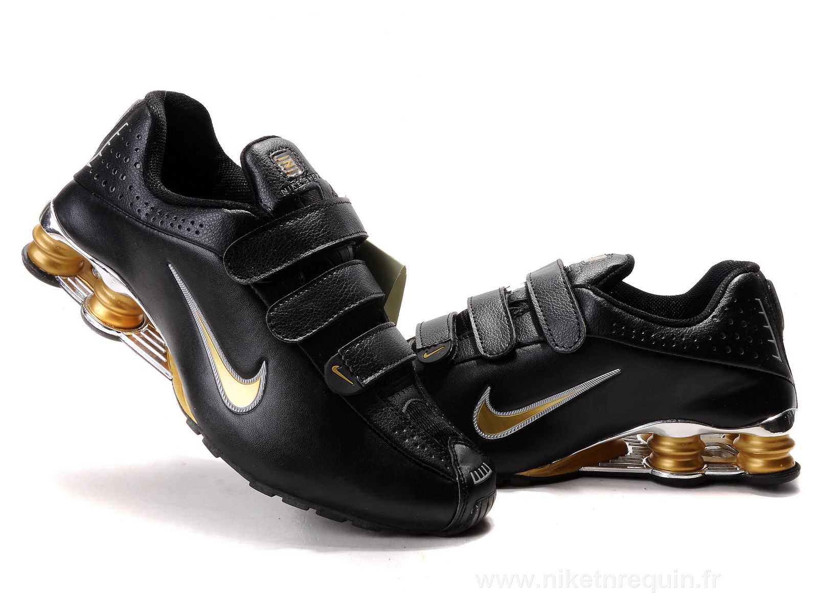 dore et noir Shox R4 avec strapes (1).JPG